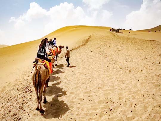 जैसलमेर में शुरू हुई हेलीकॉप्टर जॉय राइड…