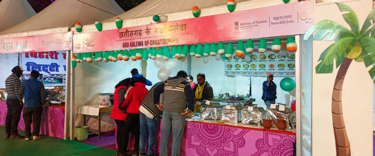 भारत पर्व में छग के पर्यटन स्थलों का प्रदर्शन....