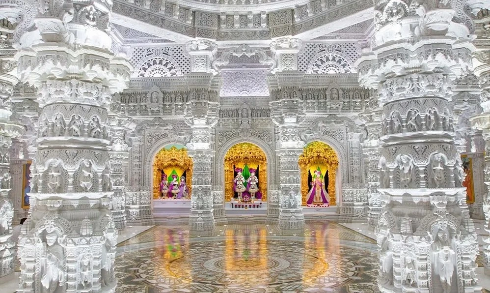 अमेरिका के न्यूजर्सी में है दुनिया का सबसे बड़ा हिंदू मंदिर