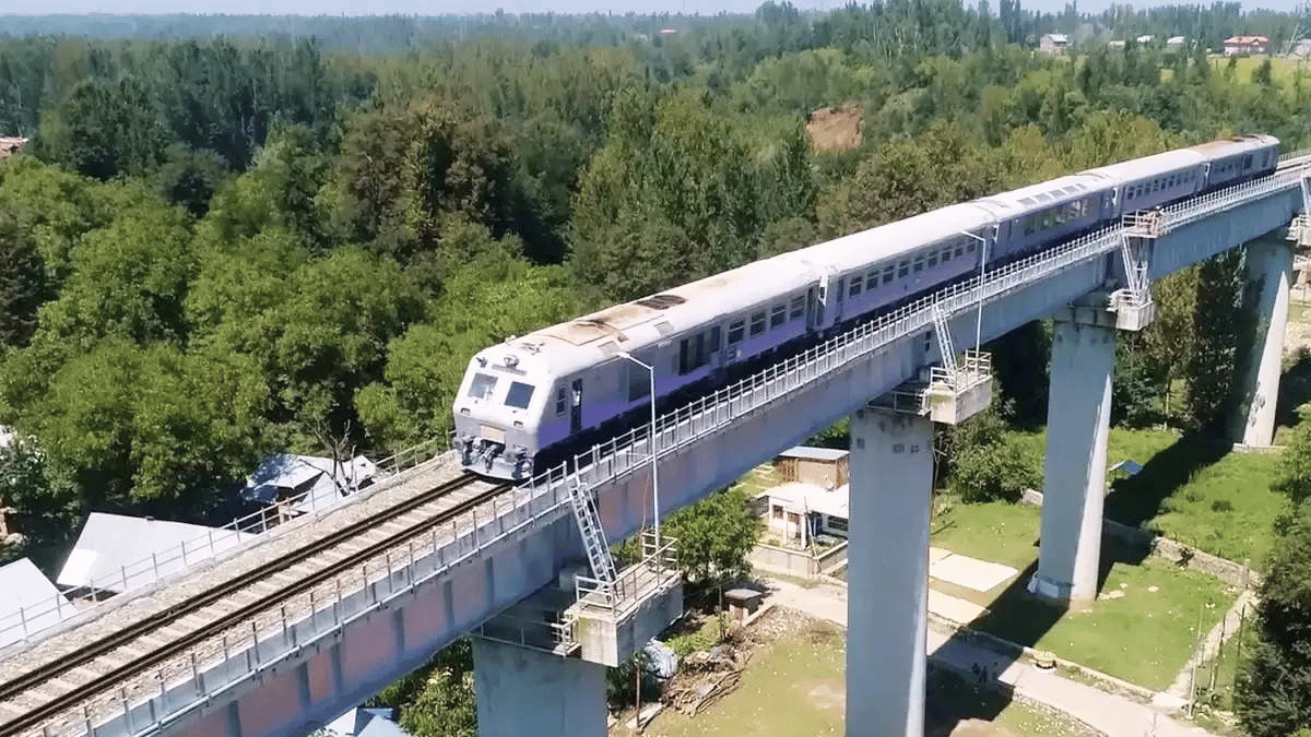 Kashmir Anticipates Inaugural Direct Train Connection from Jammu