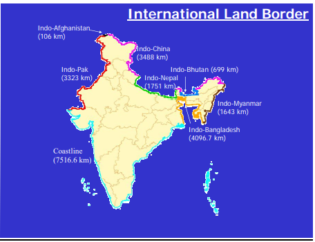 India's Beautiful Neighbor and Borders