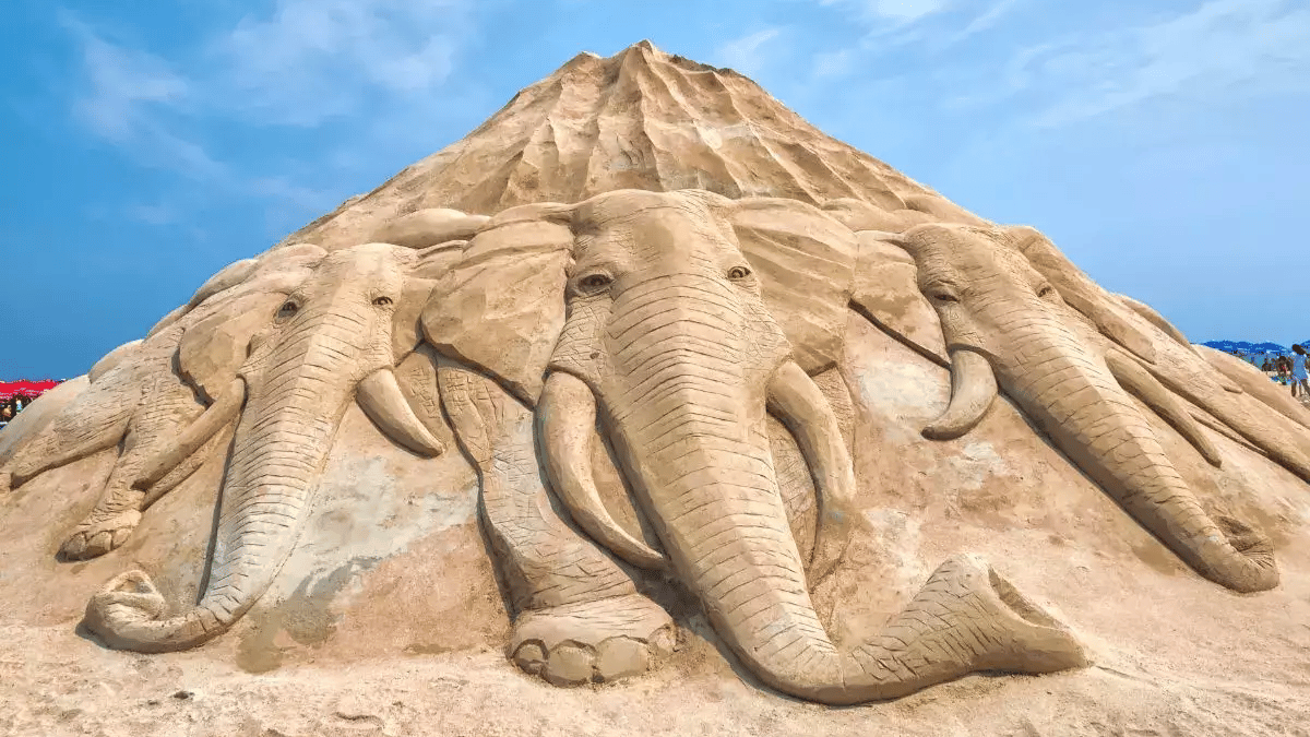 "Chandrabhaga Beach Hosts Sand Art Fest"