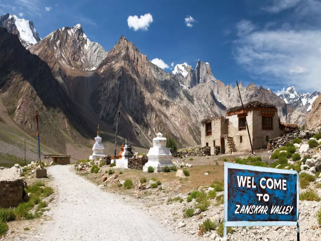 Zanskar Valley in Ladakh 