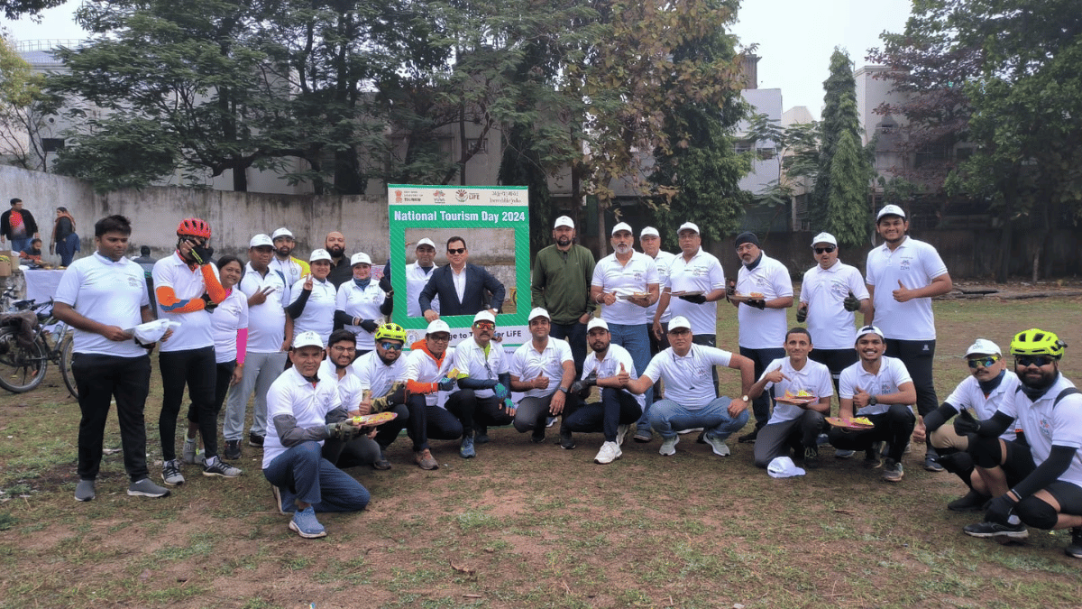 राष्ट्रीय पर्यटन दिवस के अवसर पर साईकल रैली का आयोजन