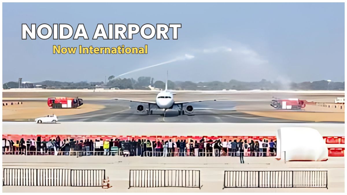 Noida International Airport : Landmark Achievement with First Successful Landing