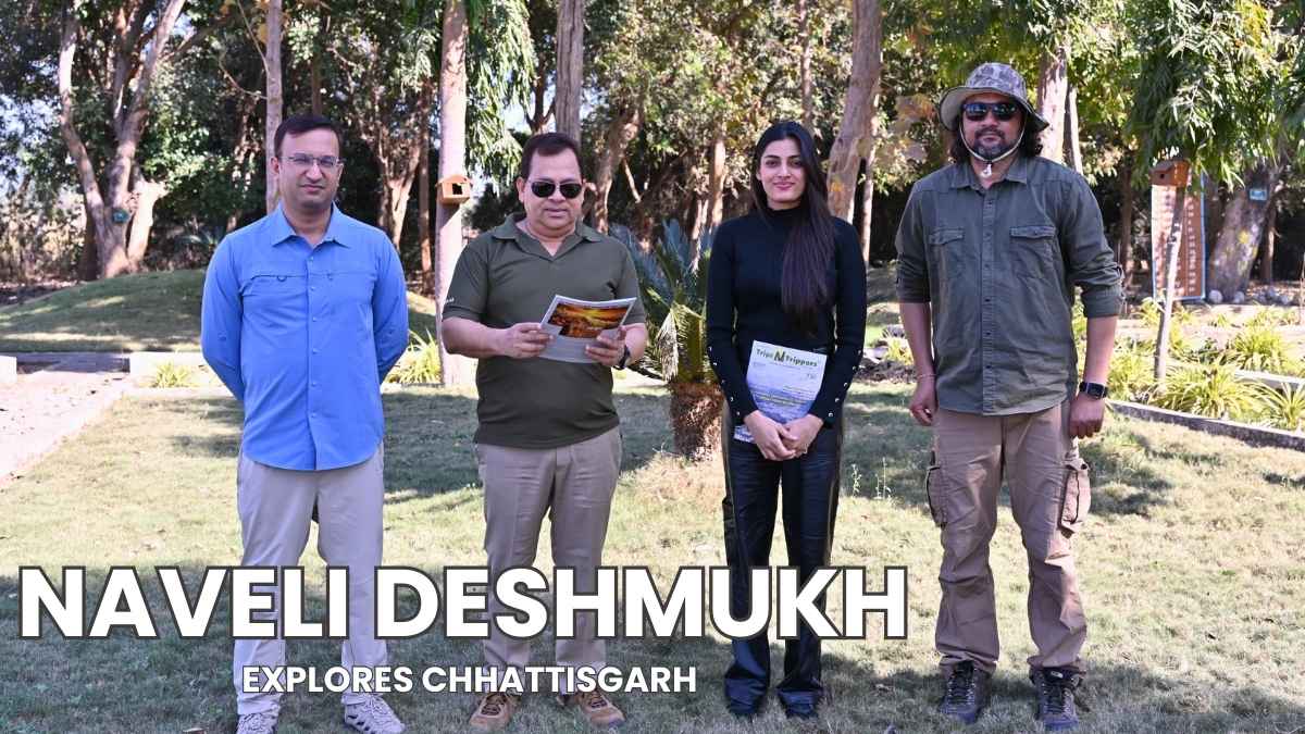 Miss India Universe Naveli Deshmukh Explores Chhattisgarh’s Natural Beauty at Barnawapara Wildlife Sanctuary