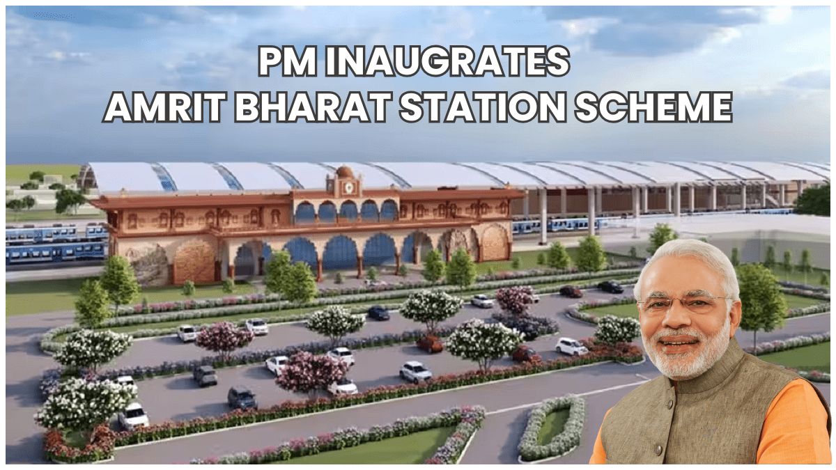 PM Modi Inaugurates 103 Redeveloped Railway Stations Under Amrit Bharat Station Scheme