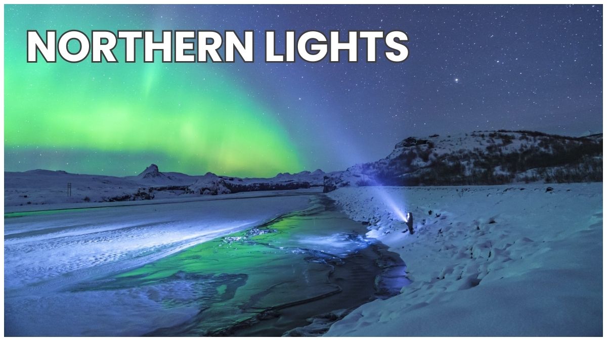 Aurora : Northern Lights in Green, Pink, and Purple