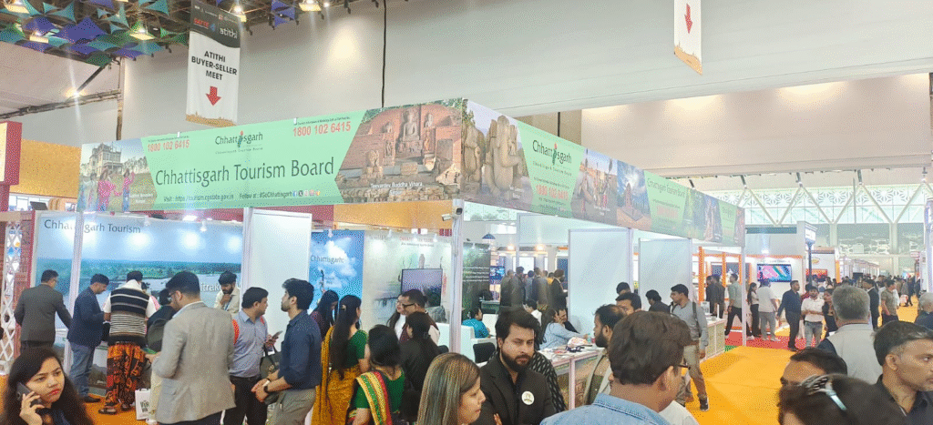 Chhattisgarh Tourism Board showcased the state’s diverse travel offerings at the South Asia Travel & Tourism Expo 2026 held at Yashobhoomi from February 25 to 27.